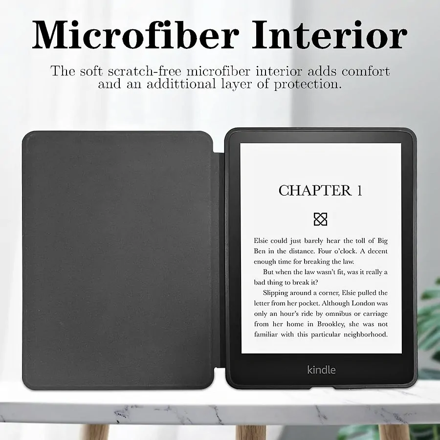 Armori Trimer T175, púzdro pre Amazon Kindle Paperwhite 5 (2021) - magnetické zatváranie, AutoSleep, motív Magnolia