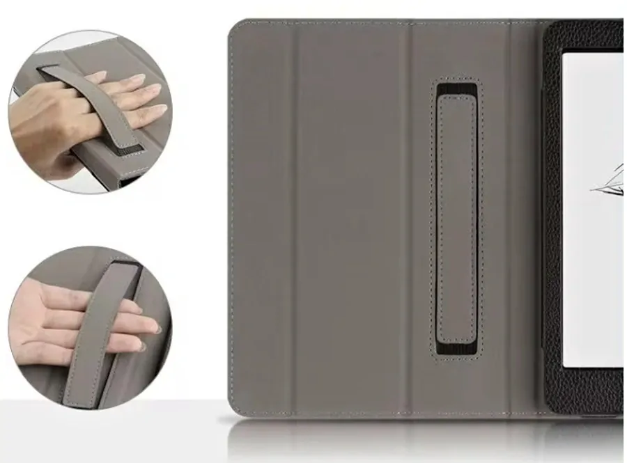Armori Locker L212 - Puzdro pre Onyx Boox Nova (1/2/3/Pro/Color/Air/Air 2/Air C) (7,8") - čierne, magnet, stojan, AutoSleep