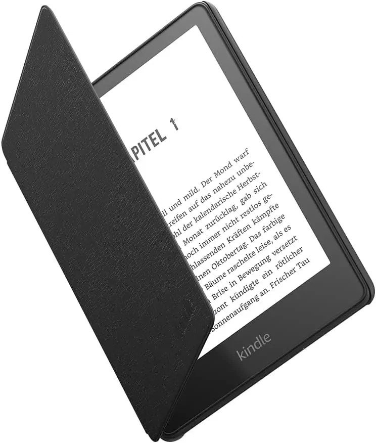Originálne púzdro Amazon Kindle Paperwhite 5 (2021) - KP5LEBL, pravá koža, čierne