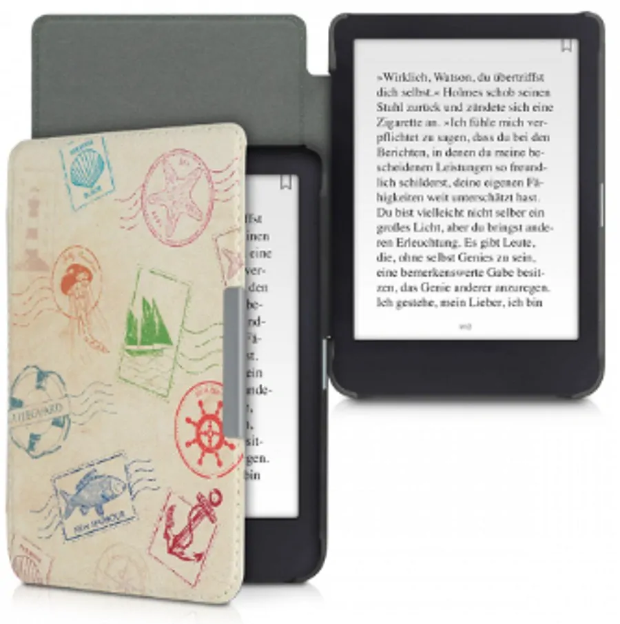 Puzdro KW Mobile - Stamp Mark - KW4664427 - pre Amazon Kindle Paperwhite 4 (2018) - viacfarebné
