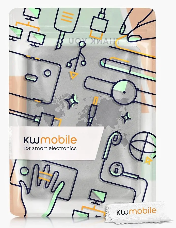 Puzdro KW Mobile - Travel Outline - KW5625807 - pre Amazon Kindle Paperwhite 5 (2021) - šedé