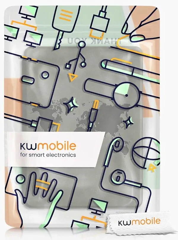 Puzdro KW Mobile - Travel Outline II - KW5625704 - pre Amazon Kindle Paperwhite 5 (2021) - šedé