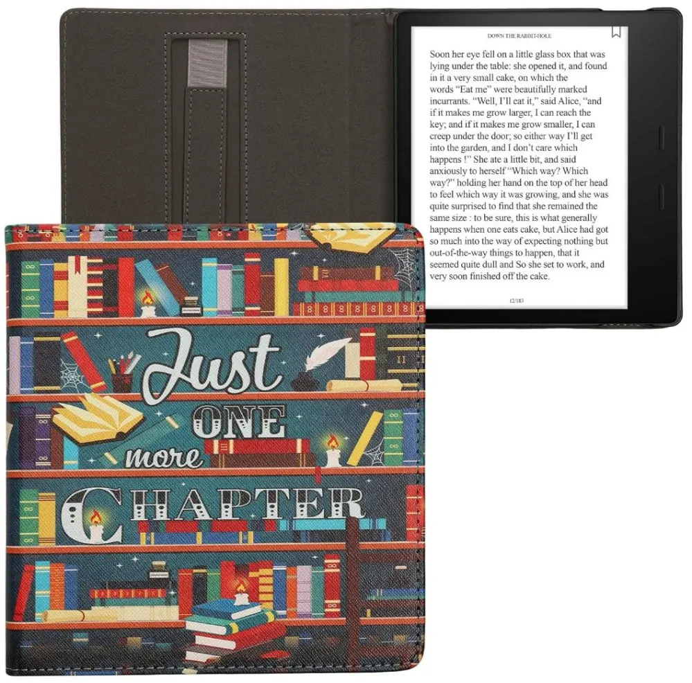 Puzdro KW Mobile - Library Motto - KW5784904 - pre Amazon Kindle Oasis 2/3 - viacfarebné