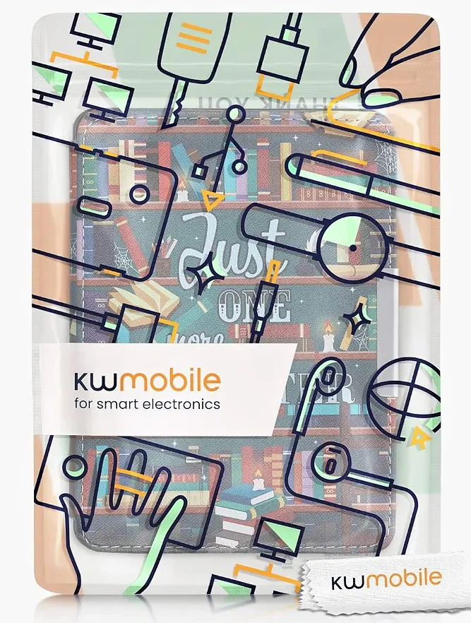 Puzdro KW Mobile - Library Motto - KW4556934 - pre Amazon Kindle Paperwhite 1/2/3 - viacfarebné