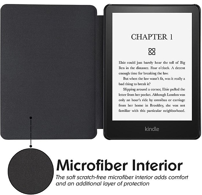 Puzdro Durable Lock KPW-07 pre Amazon Kindle Paperwhite 5 (2021) - svetlo modré