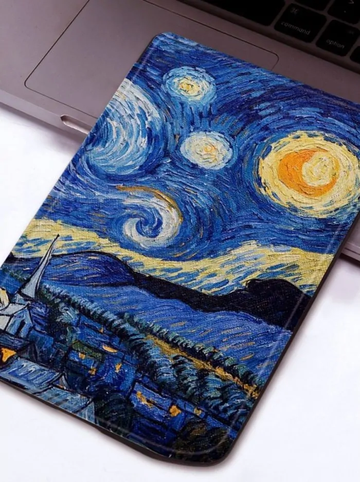 ARMORI TRIMER T032 - púzdro pre Pocketbook 631 Touch HD - motív Gogh