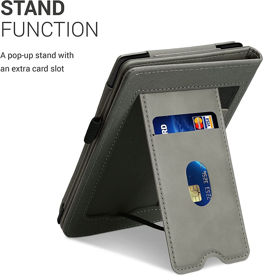 Puzdro KW Mobile - Travel Outline - KW5481705 - pre Pocketbook 616/617/627/628/632/633 - šedé