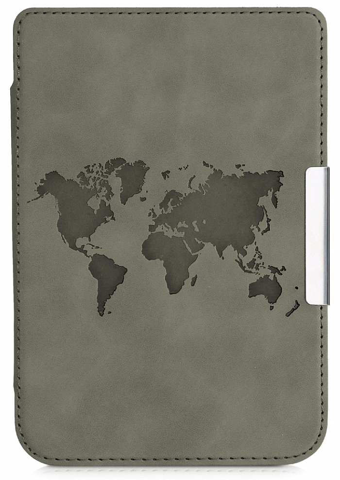 Puzdro KW Mobile - Travel Outline - KW5022807 - pre Pocketbook 616/617/627/628/632/633 - šedé