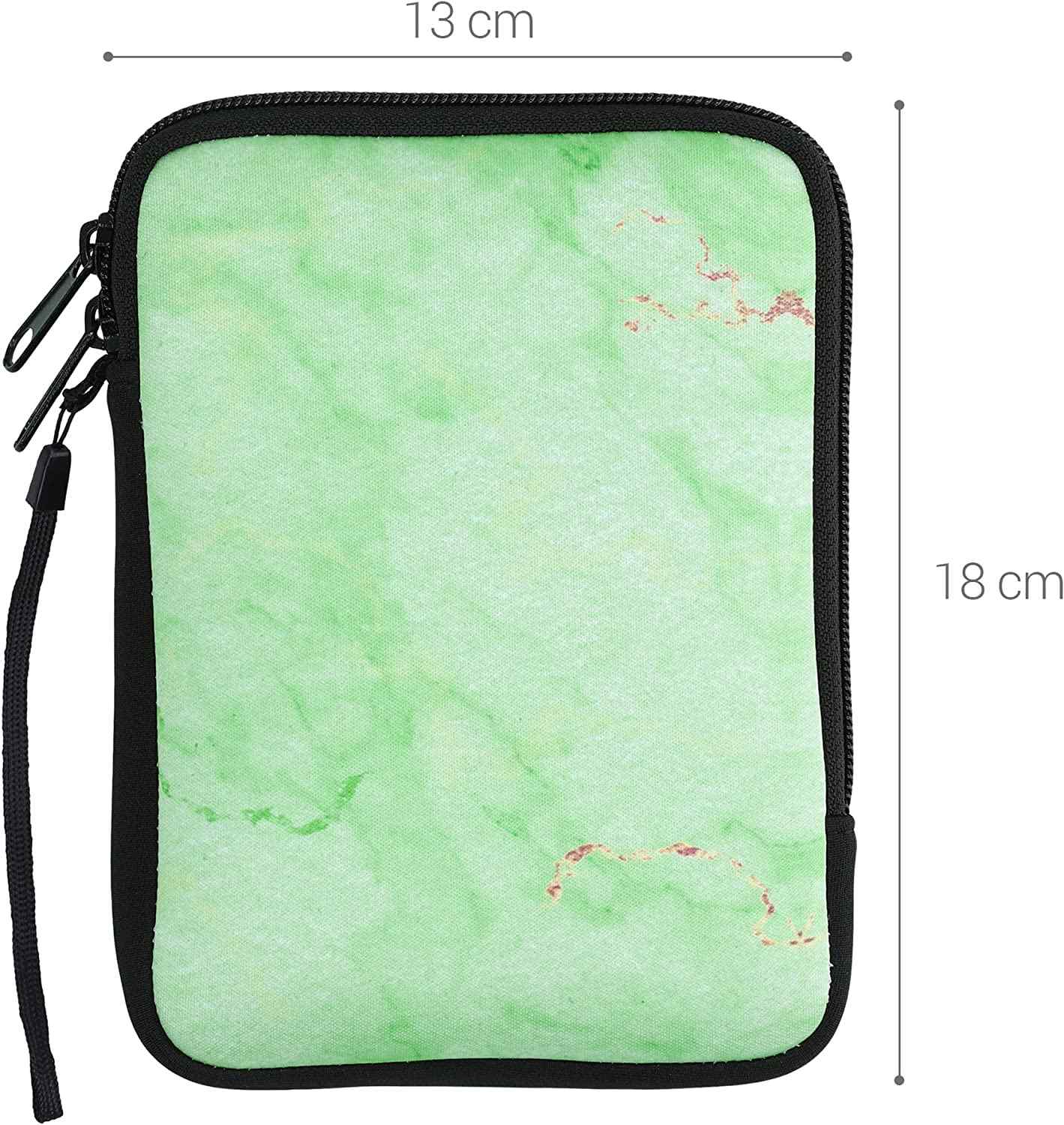 Púzdro KW Mobile Marble - KW5033513 - Univerzálne púzdro pre čítačky 6" - svetlo zelené