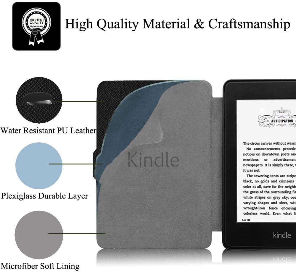 Obal Durable Lock na Kindle Paperwhite 1/2/3 - čierny