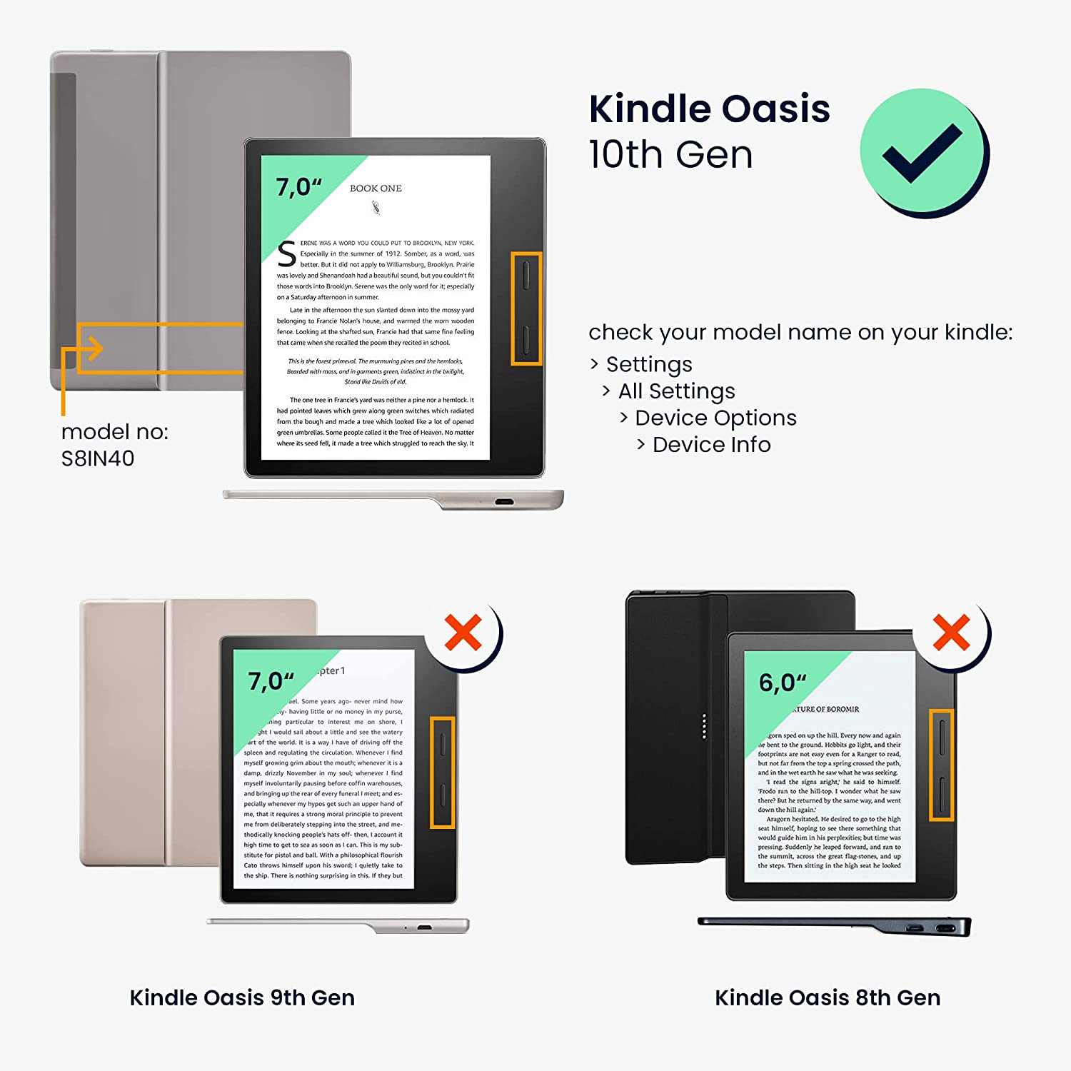 Puzdro KW Mobile - Brushed Heart - KW5697205 - pre Amazon Kindle Oasis 2/3 - červené