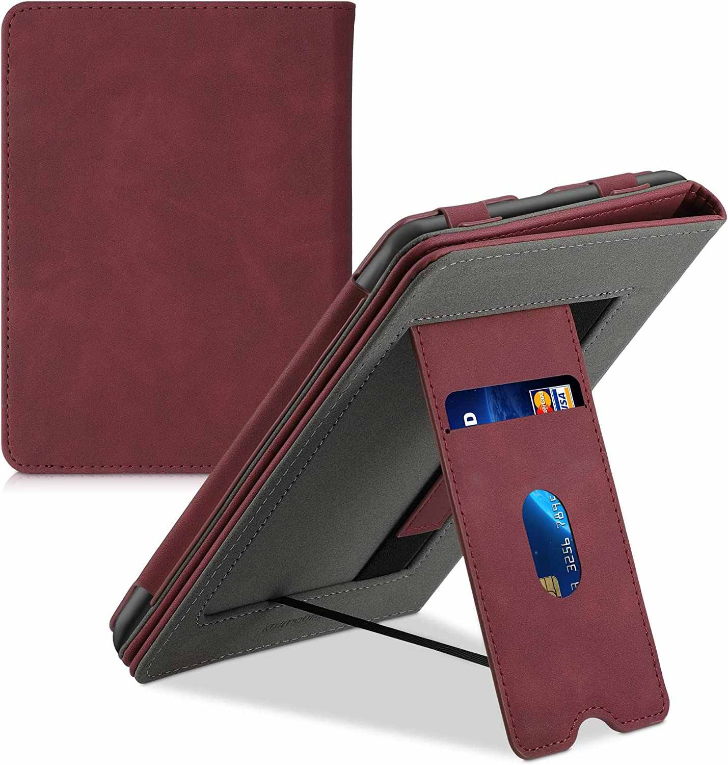 Puzdro KW Mobile - Nubuck Desert Red - KW5762020 - pre Amazon Kindle Paperwhite 1/2/3 - Dark Red