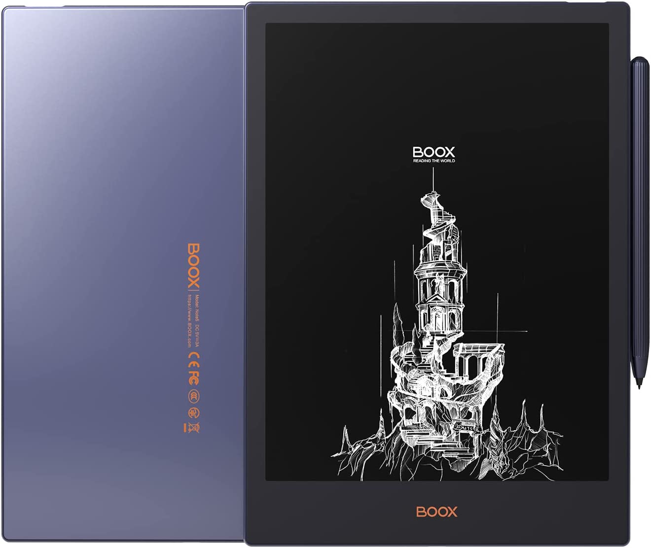 Onyx Boox Note 5 - 10,3" displej, 64 GB, WiFi, BT, audio, android 11, tmavomodrý
