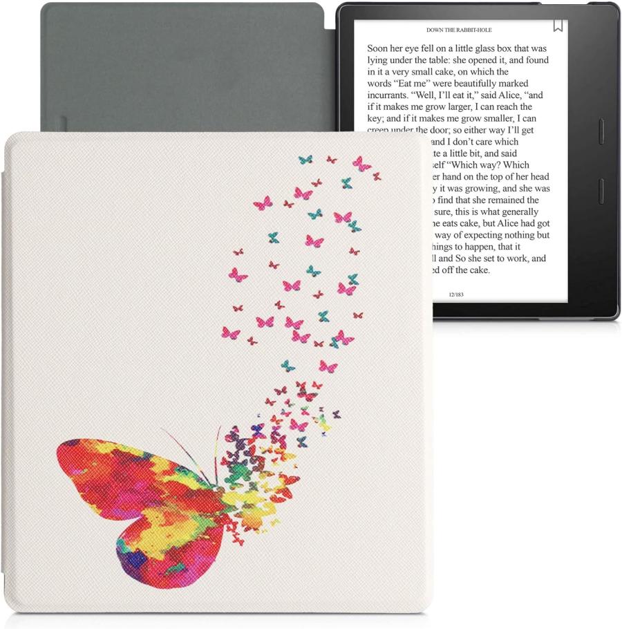 Puzdro KW Mobile - Butterfly Swarm - KW4941714 - pre Amazon Kindle Oasis 2/3 - viacfarebné