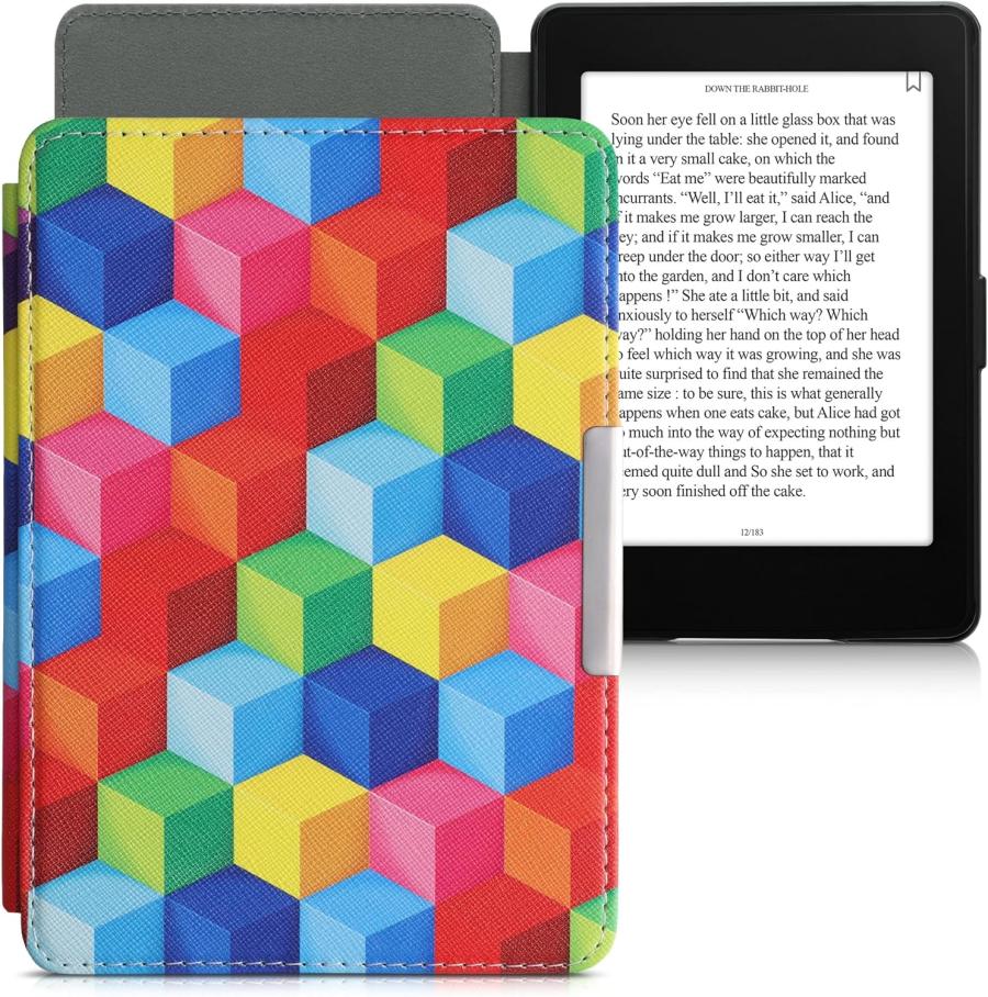 Puzdro KW Mobile - Colorful Blocks - KW4556943 - pre Amazon Kindle Paperwhite 1/2/3 - viacfarebné