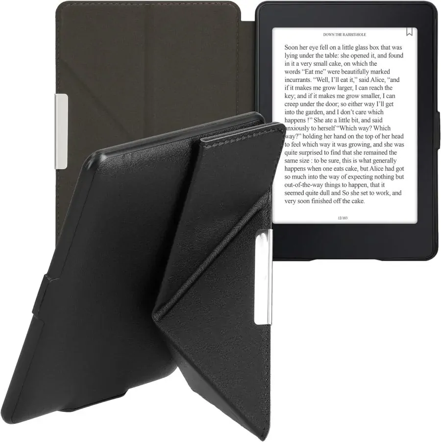 Puzdro KW Mobile - Origami Black - KW4578001 - pre Amazon Kindle Paperwhite 1/2/3 - čierne