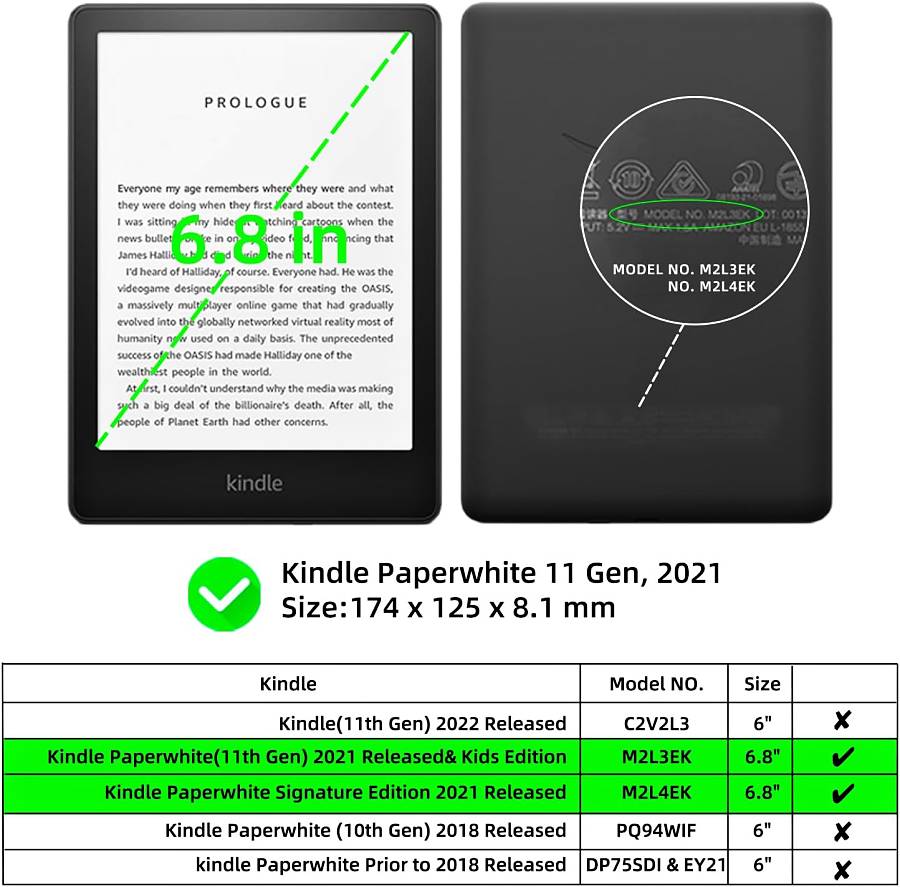 Puzdro Durable Lock KPW-36 pre Amazon Kindle Paperwhite 5 (2021) - Sea Fish