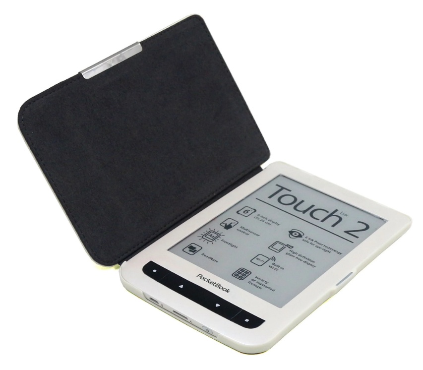 Obal na čítačku Pocketbook 614 / 615 / 624 / 625 / 626 - Durable Lock, biele, magnet