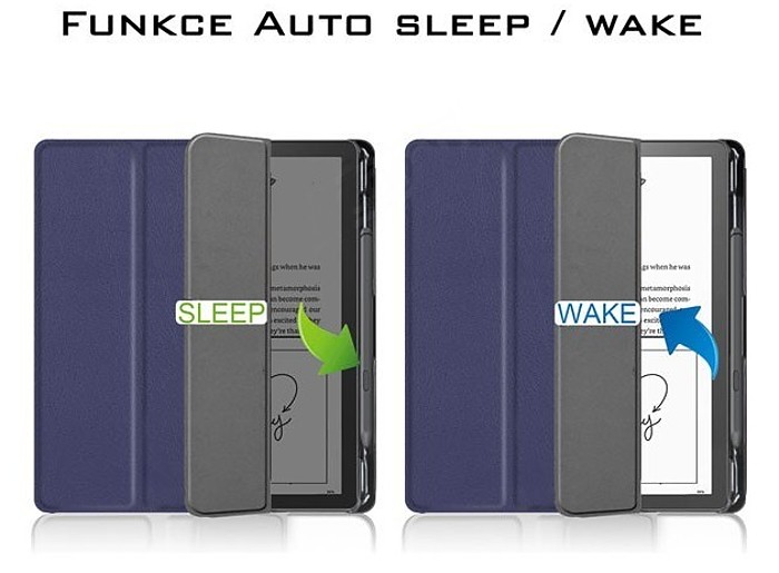 Puzdro B-Safe Stand 3452 na Amazon Kindle Scribe - tmavo modré