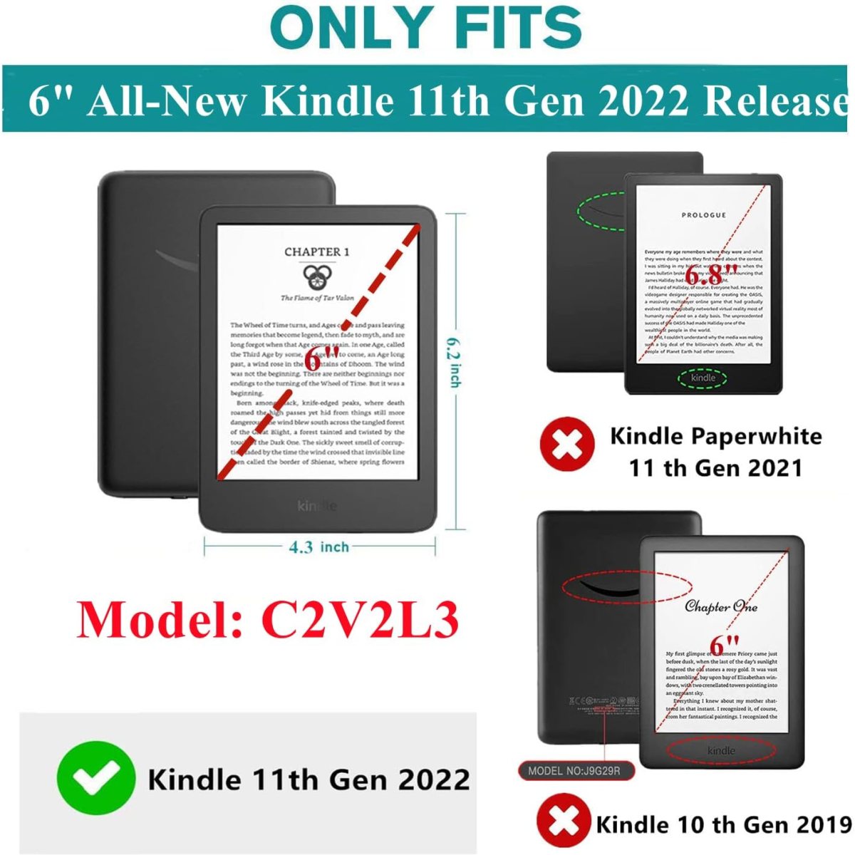 Puzdro Durable Lock K22-23 pre Amazon Kindle 2022 (11. gen) - Medusa