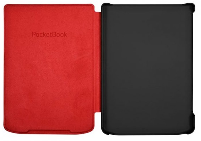 Púzdro H-S-634-R-WW Shell pre Pocketbook 629/634 - Passion Red červené, orig.