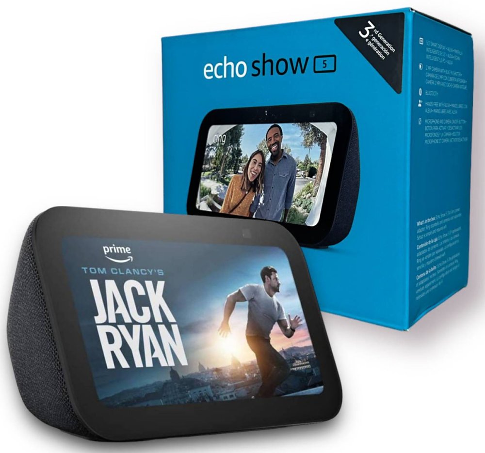 AMAZON ECHO SHOW 5 (2023, 3.GEN) - hlasový asistent s displejom 5,5" - čierny