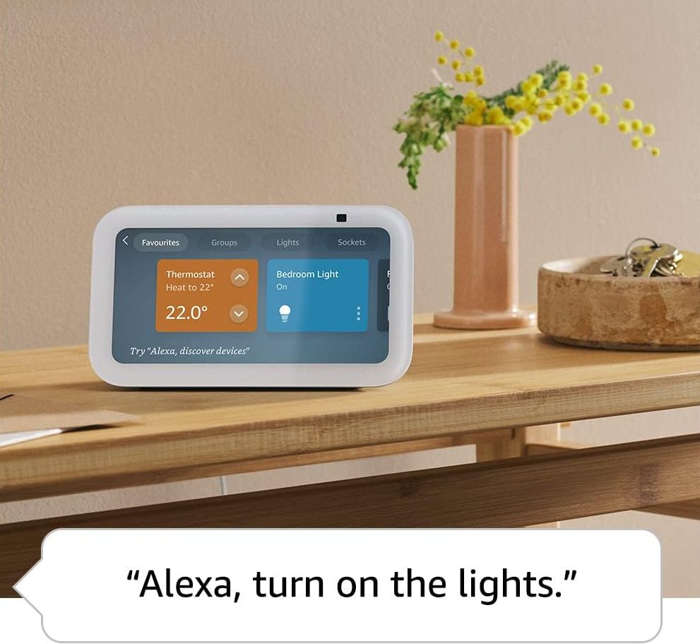 AMAZON ECHO SHOW 5 (2023, 3.GEN) - hlasový asistent s displejom 5,5" - svetlo modrý