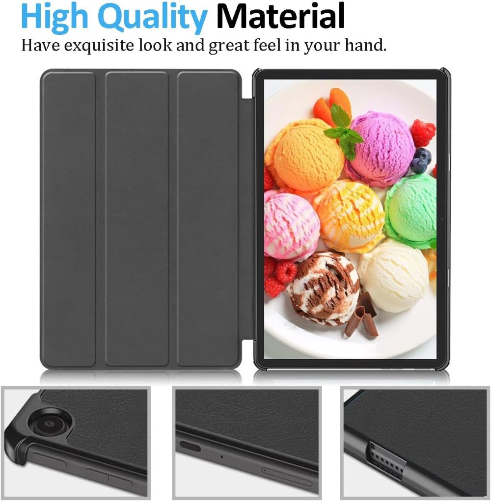 Durable Lock DLS-208 - puzdro so stojanom pre Amazon Kindle Fire MAX 11 - čierne (2023, 13.gen.)