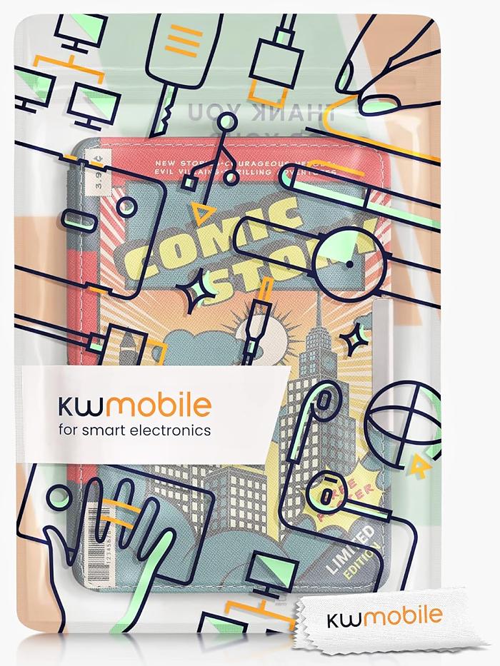 Puzdro KW Mobile - Comic Story - KW2313642 - pre Amazon Kindle Paperwhite 1/2/3 - viacfarebné