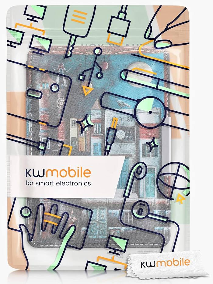 Puzdro KW Mobile - Book City - KW4556936 - pre Amazon Kindle Paperwhite 1/2/3 - viacfarebné