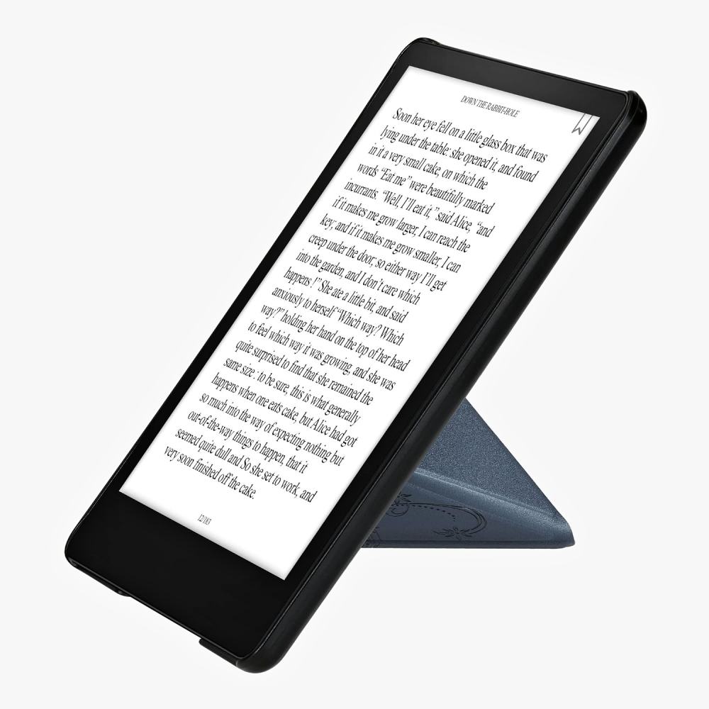 Puzdro KW Mobile - Origami Butterfly Tendril - KW5776406 - pre Amazon Kindle Paperwhite 5 (2021) - tmavo modré