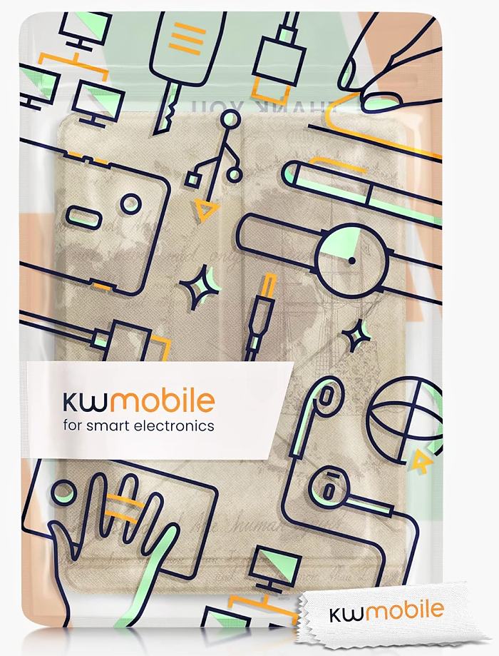 Puzdro KW Mobile - Origami Travel Vintage - KW5776408 - pre Amazon Kindle Paperwhite 5 (2021) - viacfarebné