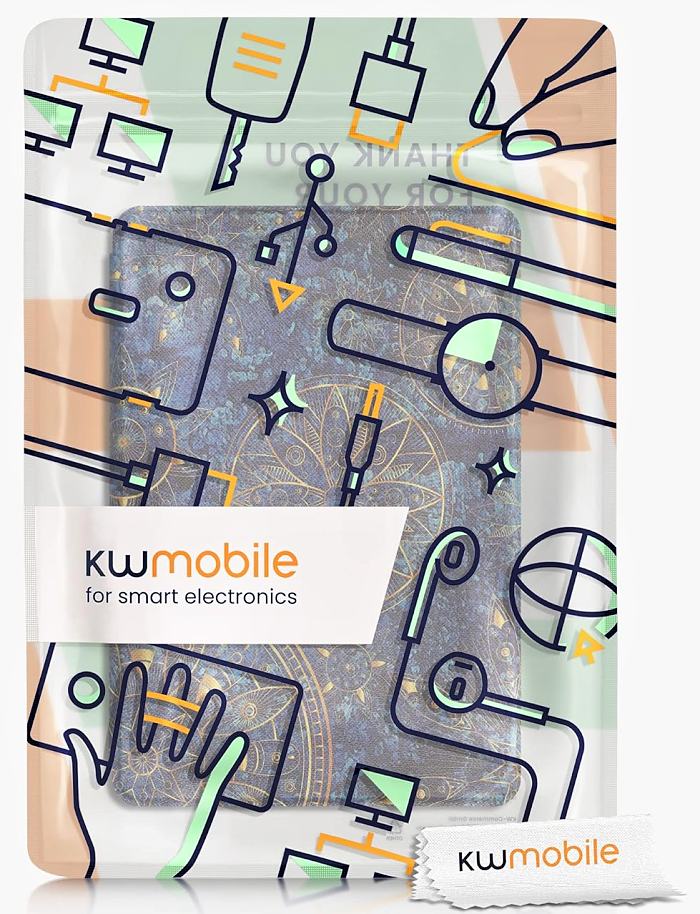 Puzdro KW Mobile - Golden Mandalas - KW5625670 - pre Amazon Kindle Paperwhite 5 (2021) - viacfarebné
