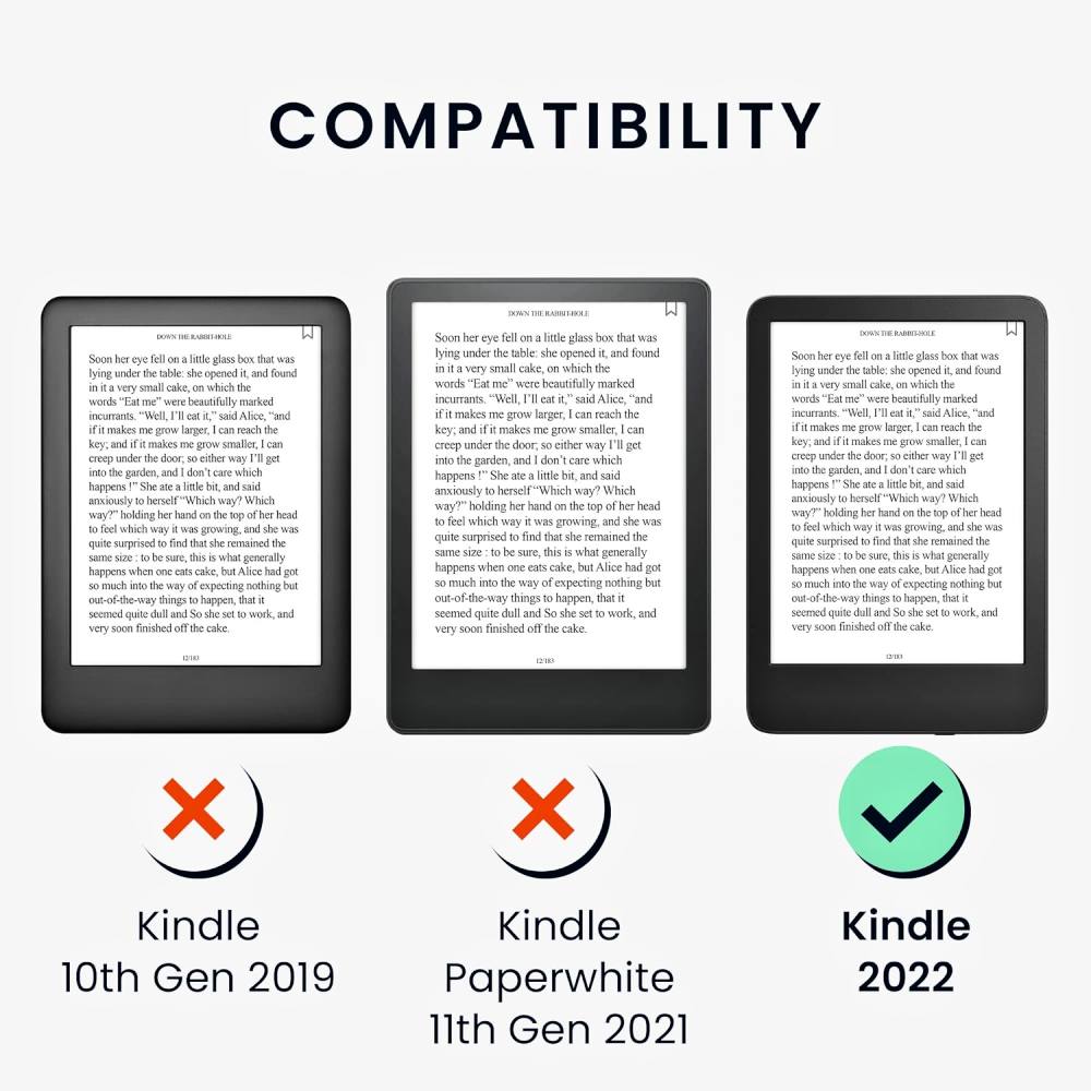 Puzdro KW Mobile - Brushed Heart - KW5999001 - pre Amazon Kindle 2022 - šedé