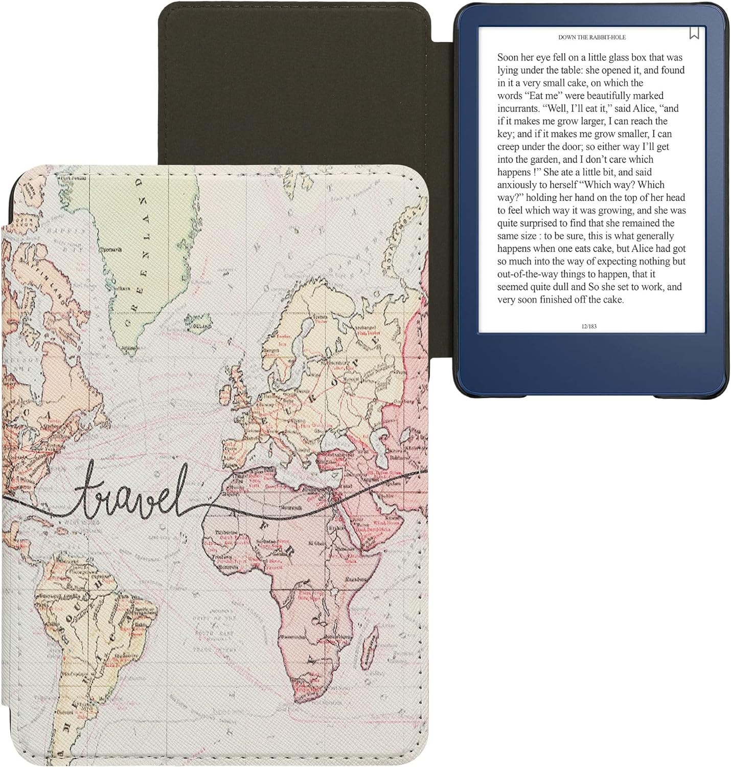 Puzdro KW Mobile - Travel - KW5998902 - pre Amazon Kindle 2022 - viacfarebné