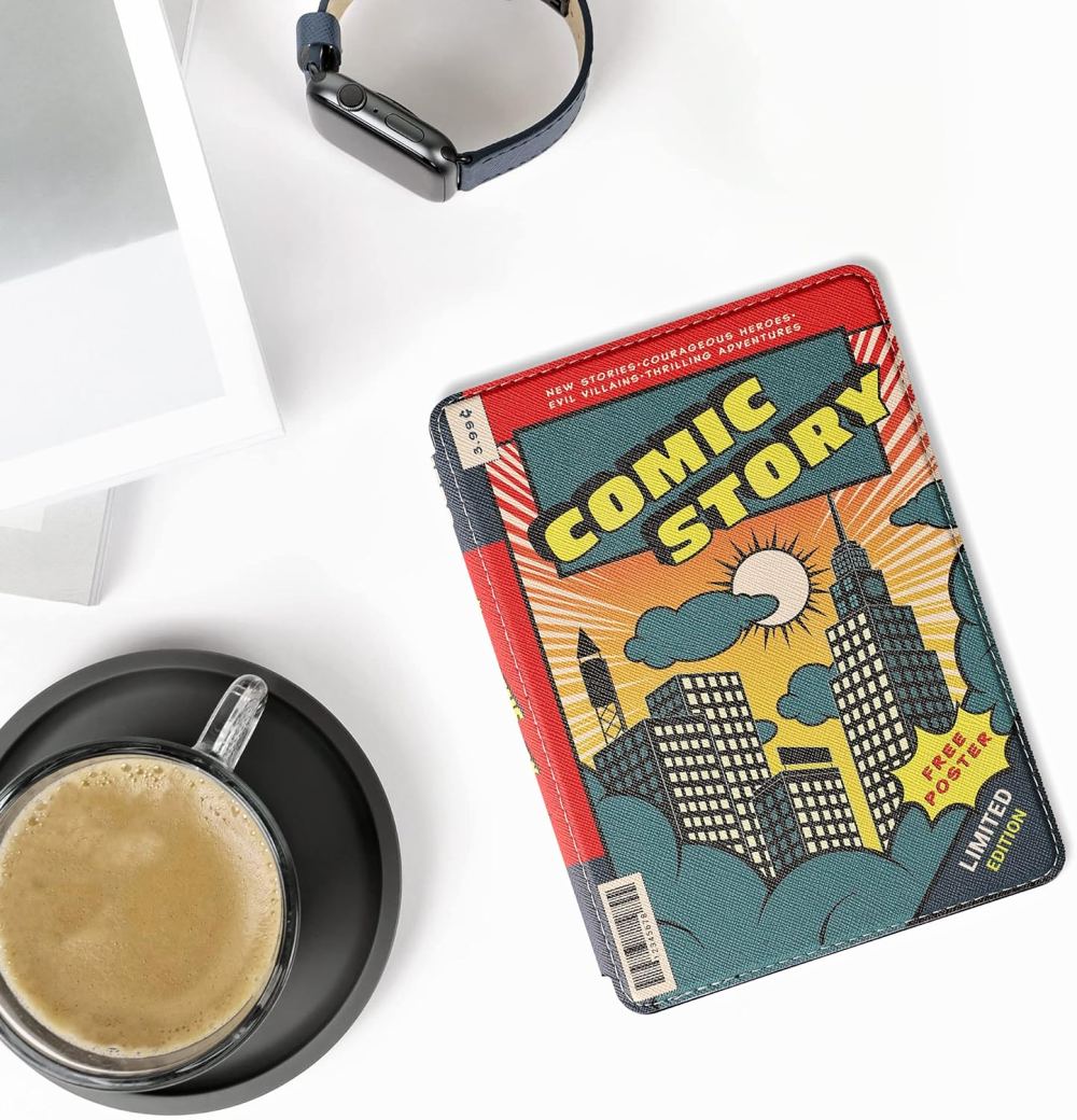 Puzdro KW Mobile - Comic Story - KW5781008 - pre Amazon Kindle Paperwhite 5 (2021) - viacfarebné