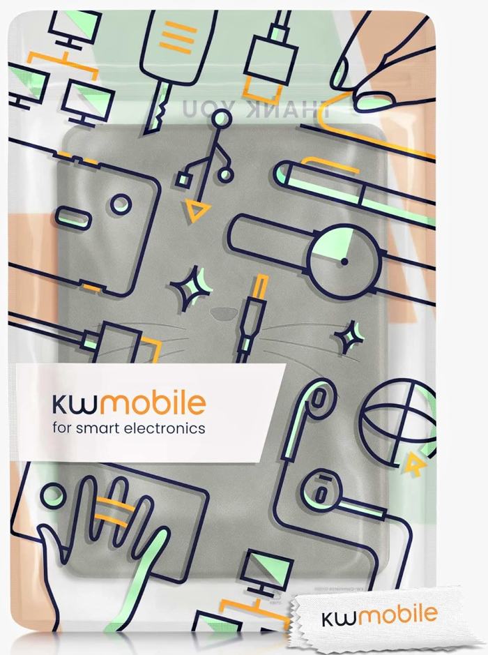Puzdro KW Mobile - Meow Meow - KW5625705 - pre Amazon Kindle Paperwhite 5 (2021) - šedé