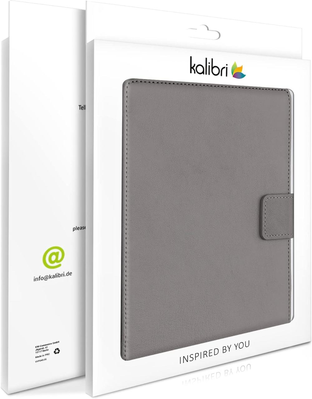Púzdro KW Mobile (Kalibri) - Real Leather - KA5626619 - pre Amazon Kindle Paperwhite 5 (2021) - šedá koža
