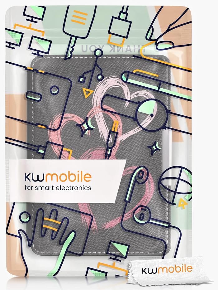 Puzdro KW Mobile - Brushed Heart Abstract - KW4556954 - pre Amazon Kindle Paperwhite 1/2/3 - viacfarebné