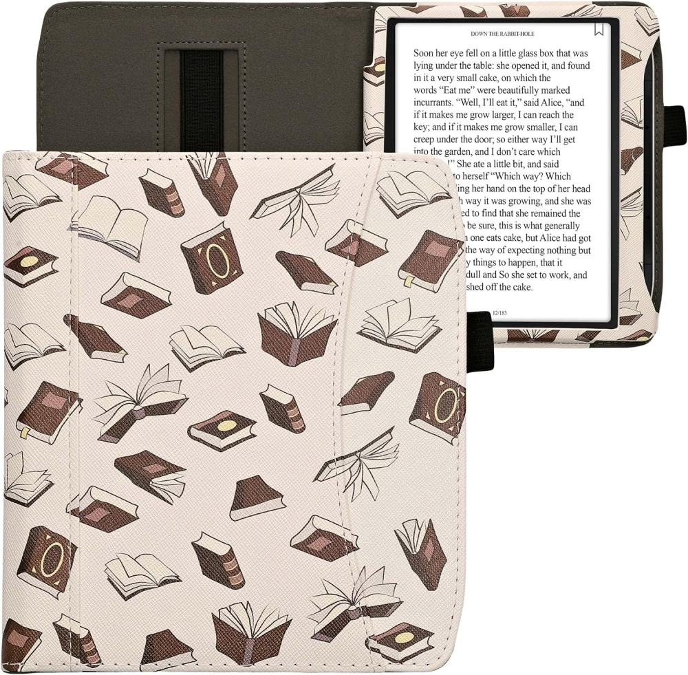 Puzdro KW Mobile - Books And Pages - KW5939009 - pre Pocketbook 700 Era - viacfarebné