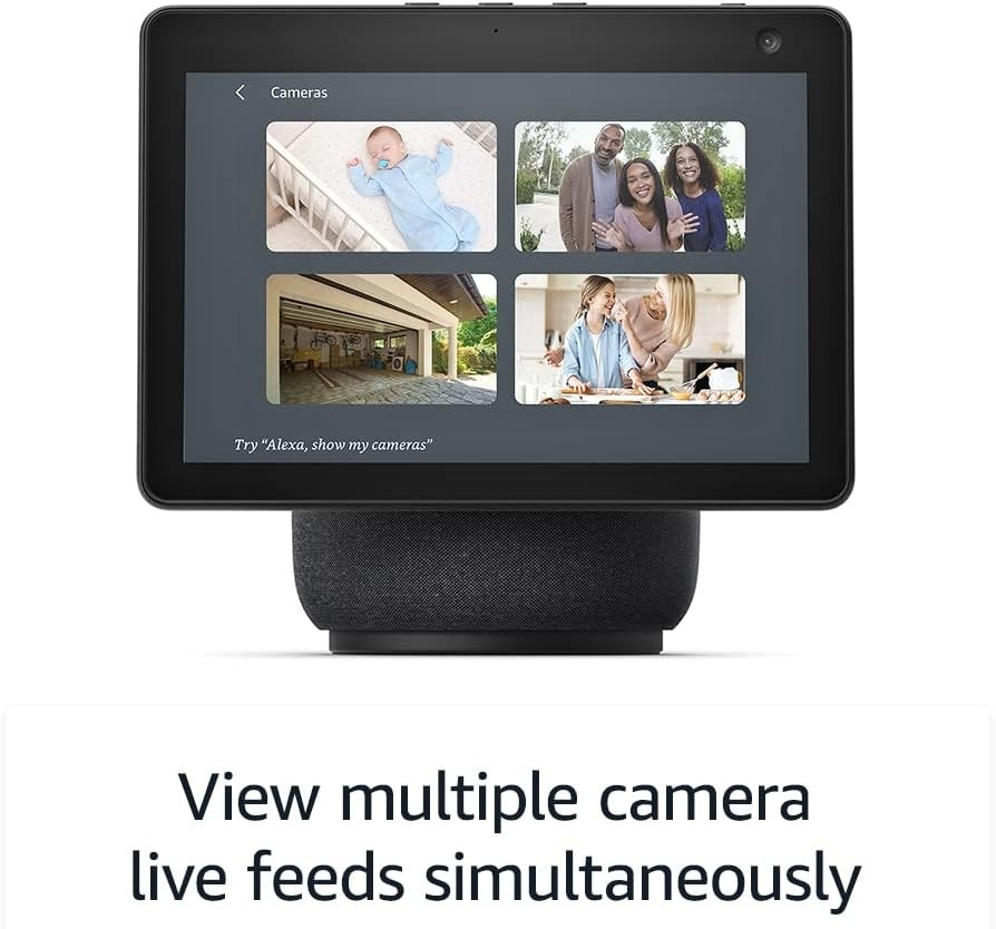 AMAZON ECHO SHOW 10 (2023, 3.GEN) - otočný hlasový asistent s displejom 10" - čierny