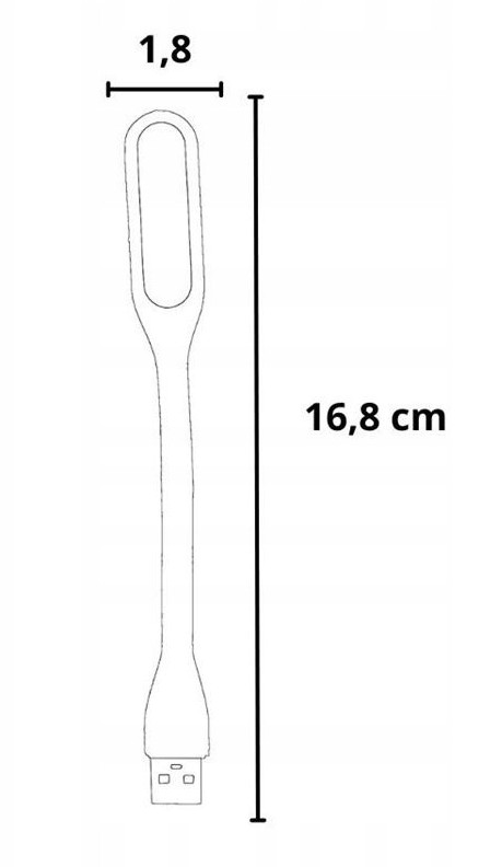 Gembird NL-01-PR - USB LED lampička ohybná, pre všetky čítačky - fialová