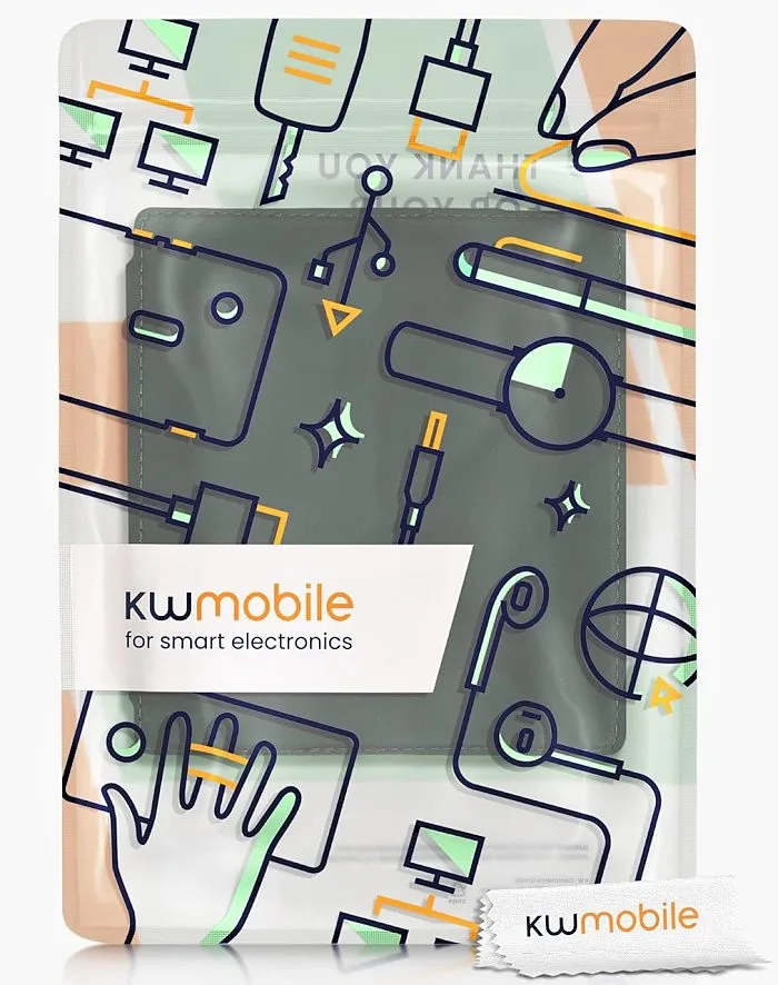 Puzdro KW Mobile - Origami Nubuk Stand - KW6006978 - pre Amazon Kindle Oasis 2/3 - zelené