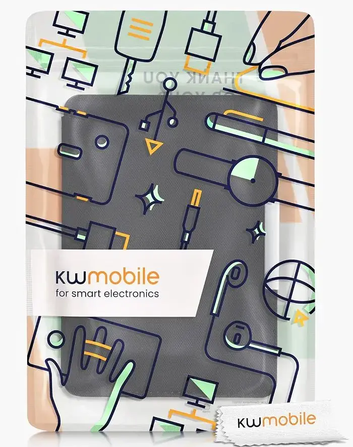 Púzdro KW Mobile - Nylon Book - KW4948701 - pre Amazon Kindle Paperwhite 1/2/3 - čierne
