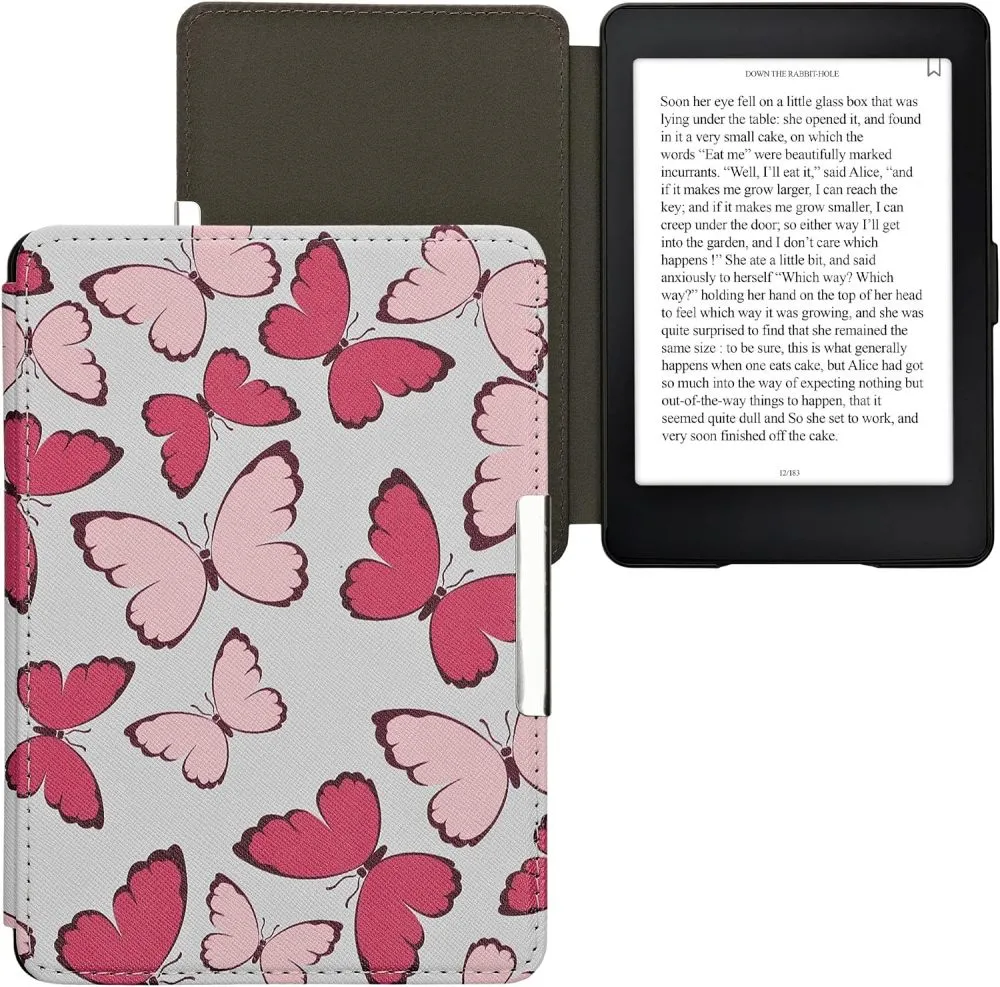 Puzdro KW Mobile - Butterfly - KW2313649 - pre Amazon Kindle Paperwhite 1/2/3 - viacfarebné