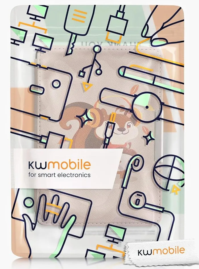 Puzdro KW Mobile - Cute Squirrel - KW2582453 - pre Amazon Kindle Paperwhite 1/2/3 - viacfarebné