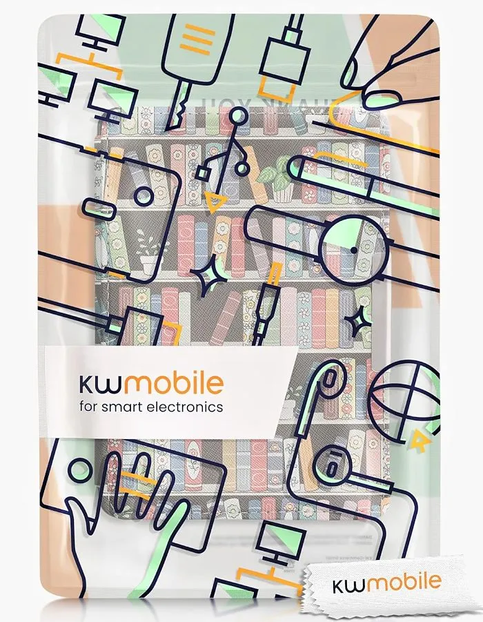 Puzdro KW Mobile - Summer Library - KW2582454 - pre Amazon Kindle Paperwhite 1/2/3 - viacfarebné