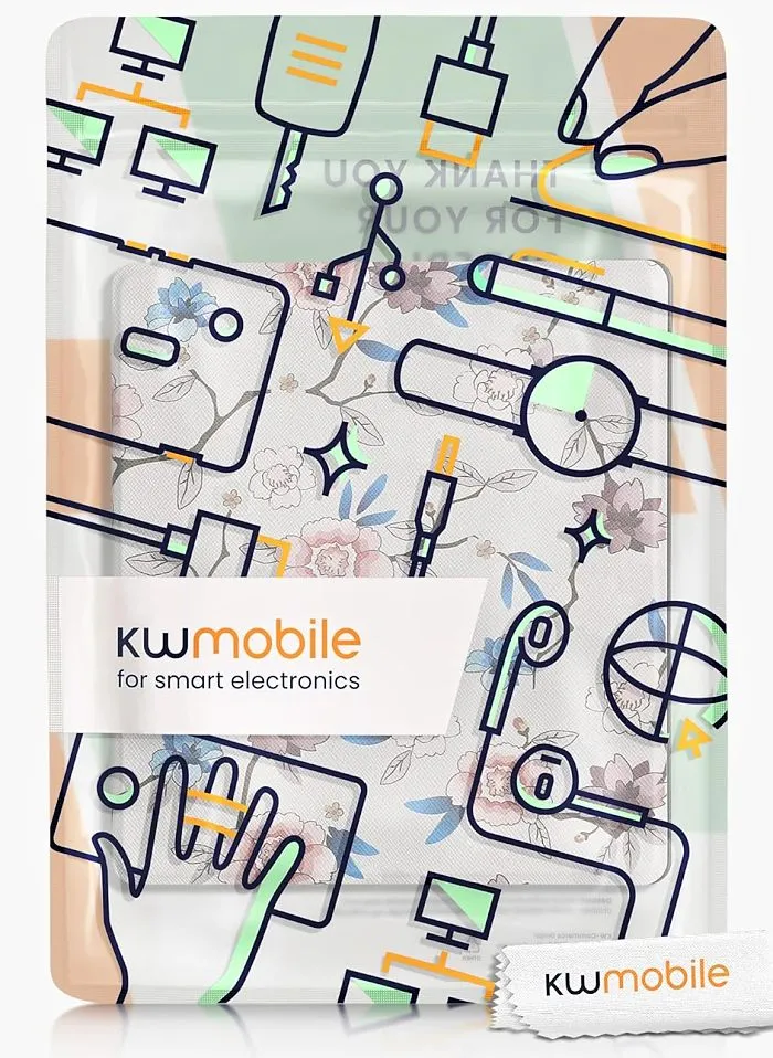 Puzdro KW Mobile - Flower Leaf - KW4941742 - pre Amazon Kindle Oasis 2/3 - viacfarebné