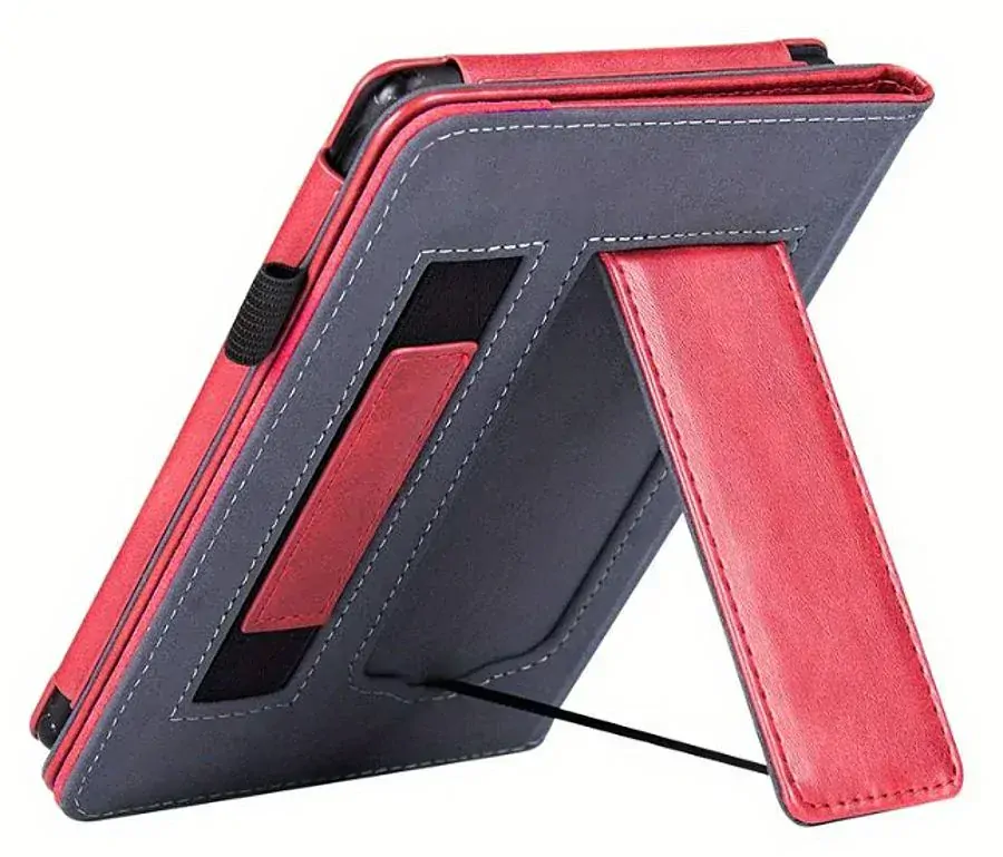 Fortress FT4012 Premium - puzdro so stojanom pre Amazon Kindle Paperwhite 5 (2021) - červené, magnet, AutoSleep