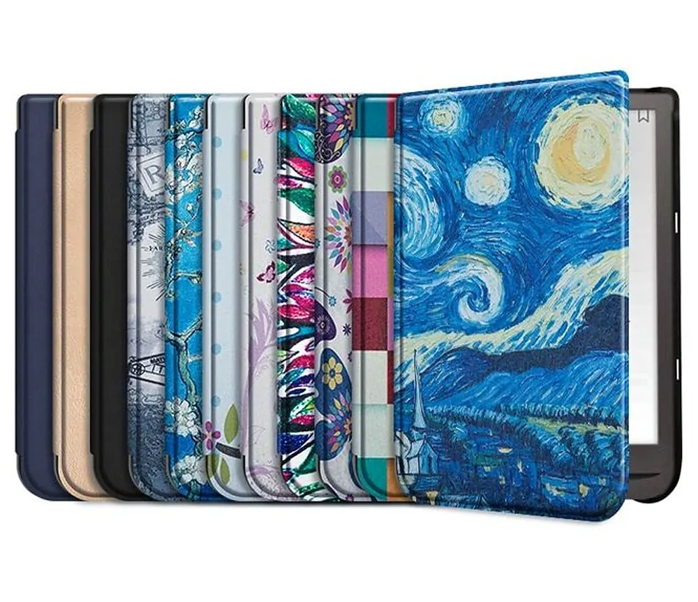 ARMORI TRIMER T015, púzdro pre Pocketbook 740 InkPad 3 - motív Gogh